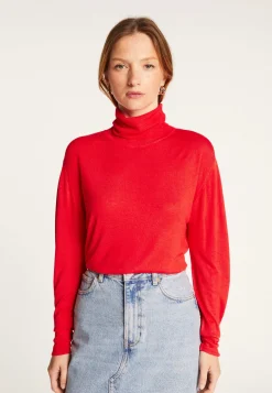 Montagut Turtleneck T-shirt in bamboo cashmere fiber - Aéris