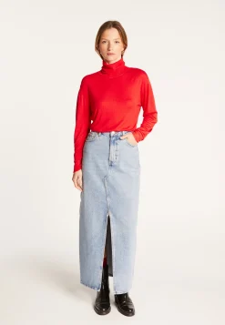 Montagut Turtleneck T-shirt in bamboo cashmere fiber - Aéris