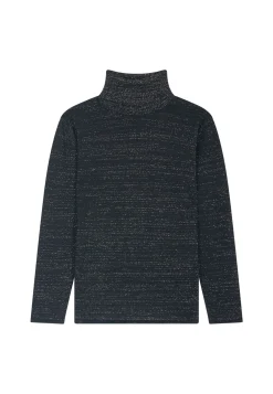 Montagut Turtleneck T-shirt in bamboo cashmere lurex fiber - Aéris Lux