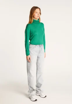 Montagut Turtleneck T-shirt in bamboo cashmere fiber - Aéris