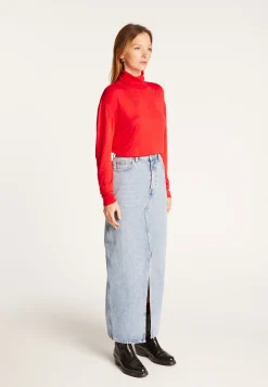 Montagut Turtleneck T-shirt in bamboo cashmere fiber - Aéris