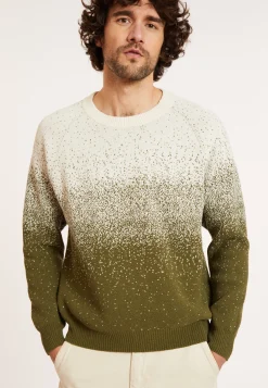 Montagut Two-tone brushed cotton sweater - Doryan