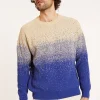Montagut Two-tone brushed cotton sweater - Doryan
