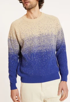 Montagut Two-tone brushed cotton sweater - Doryan