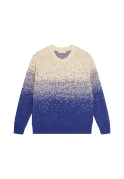 Montagut Two-tone brushed cotton sweater - Doryan