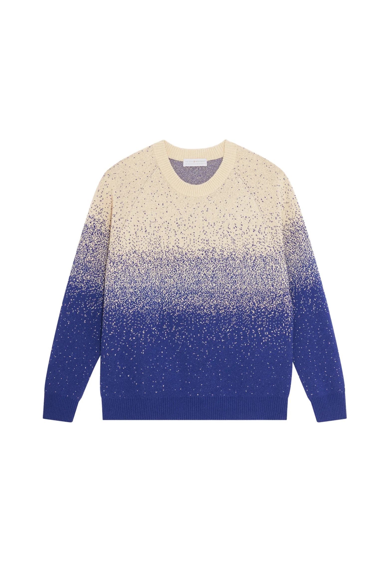 Montagut Two-tone brushed cotton sweater - Doryan