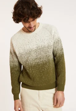 Montagut Two-tone brushed cotton sweater - Doryan