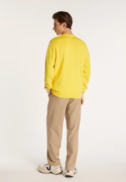 Montagut Two-tone cardigan in large cotton - Pierra