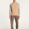 Montagut Two-tone cashmere sweater with raglan sleeves - Amalfi