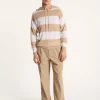 Montagut Two-tone hoodie in slub linen - Philip