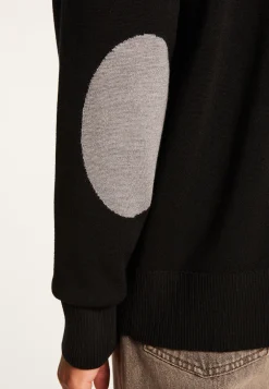 Montagut Two-tone merino wool buttoned vest - Tao