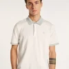 Montagut Two-tone organic cotton polo shirt - Ignacio