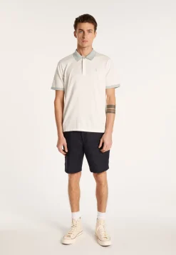 Montagut Two-tone organic cotton polo shirt - Ignacio