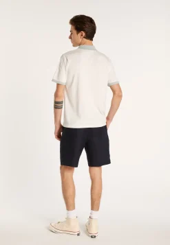Montagut Two-tone organic cotton polo shirt - Ignacio