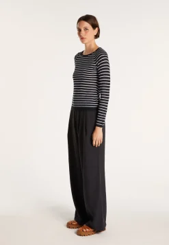 Montagut Two-tone slub linen sweater - Nadege