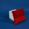 Montagut Two-tone square cushion - Fauve