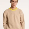 Montagut Two-tone sweater in large cotton - Pacome