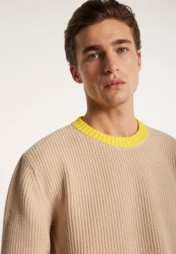 Montagut Two-tone sweater in large cotton - Pacome