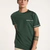 Montagut Two-tone T-shirt in Fil Lumière - Indiana