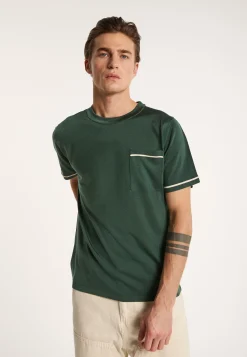 Montagut Two-tone T-shirt in Fil Lumière - Indiana