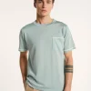 Montagut Two-tone T-shirt in Fil Lumière - Indiana