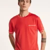 Montagut Two-tone T-shirt in Fil Lumière - Indiana