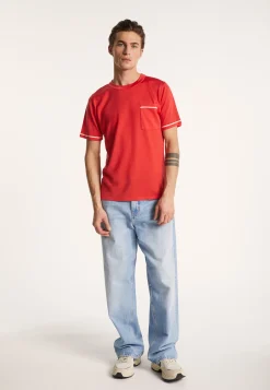 Montagut Two-tone T-shirt in Fil Lumière - Indiana