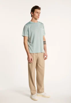 Montagut Two-tone T-shirt in Fil Lumière - Indiana