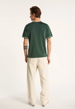 Montagut Two-tone T-shirt in Fil Lumière - Indiana