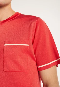 Montagut Two-tone T-shirt in Fil Lumière - Indiana