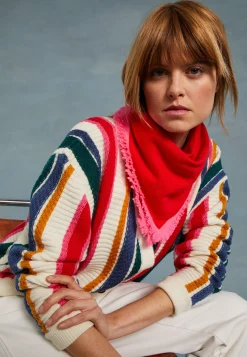 Montagut Two-tone unisex scarf in cashmere - Louisa