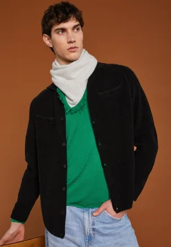 Montagut Two-tone unisex scarf in cashmere - Louisa