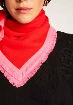 Montagut Two-tone unisex scarf in cashmere - Louisa