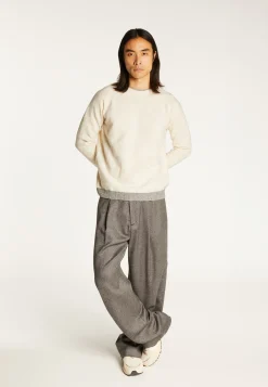 Montagut Two-tone wool and cashmere sweater - Samir
