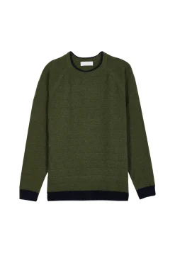 Montagut Two-tone wool and cashmere sweater - Samir