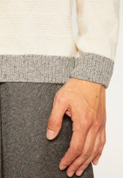 Montagut Two-tone wool and cashmere sweater - Samir