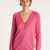 Montagut Two-tone wool cardigan - Jasmyn