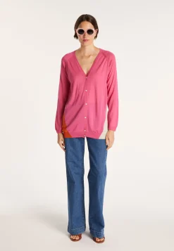 Montagut Two-tone wool cardigan - Jasmyn