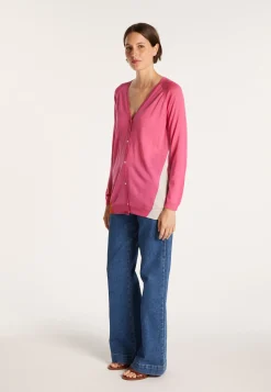 Montagut Two-tone wool cardigan - Jasmyn