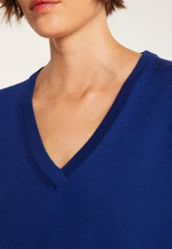 Montagut Two-tone wool sweater with slits - Glee