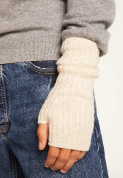 Montagut Unisex Cashmere Mittens - Lena