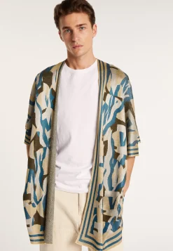 Montagut Unisex jacket in flamed linen - Gunay