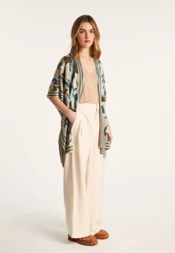 Montagut Unisex jacket in flamed linen - Gunay