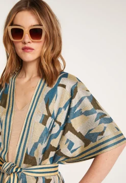 Montagut Unisex jacket in flamed linen - Gunay