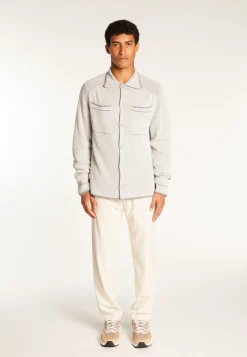 Montagut Unisex velvet wool overshirt - Timeo