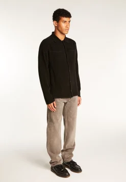 Montagut Unisex velvet wool overshirt - Timeo