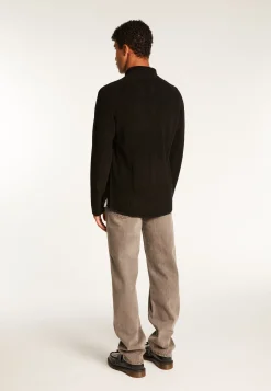 Montagut Unisex velvet wool overshirt - Timeo