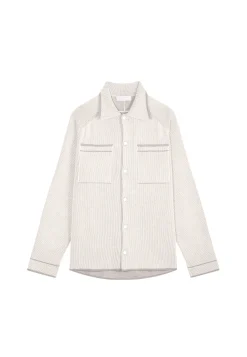 Montagut Unisex velvet wool overshirt - Timeo