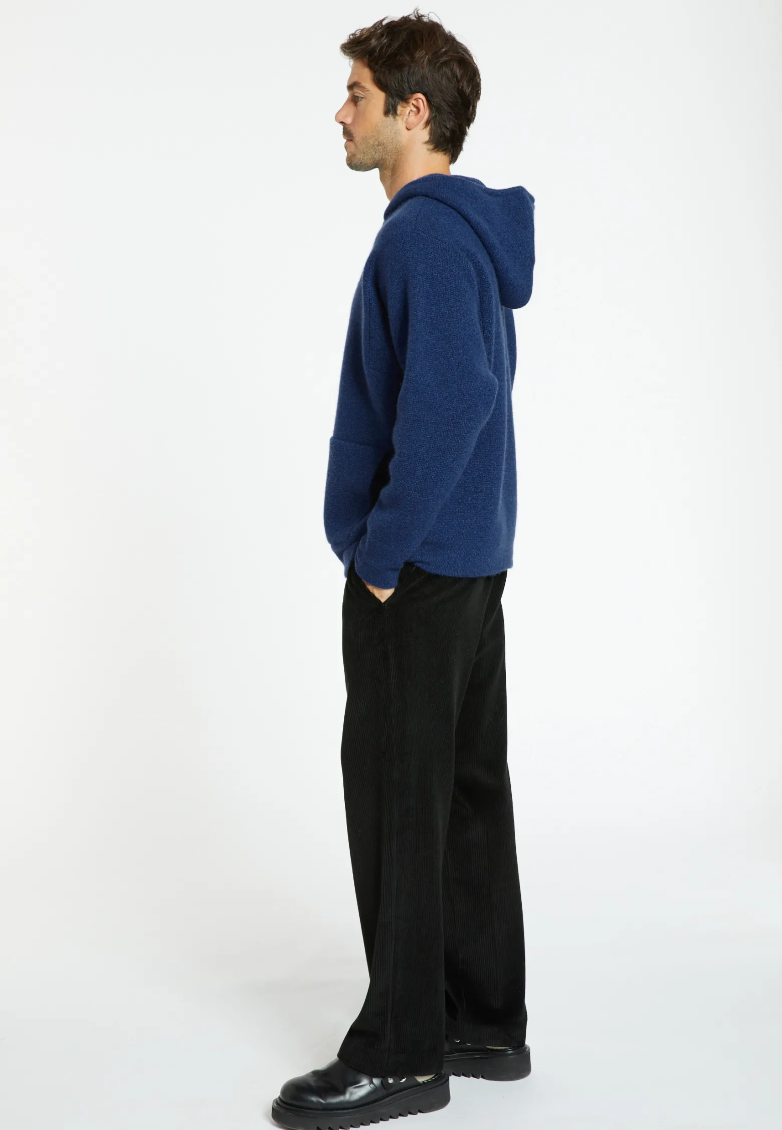 Montagut Unisex wool and cashmere hoodie - Fabio