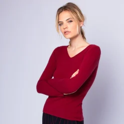 Montagut V collar cashmere jumper - Eniva